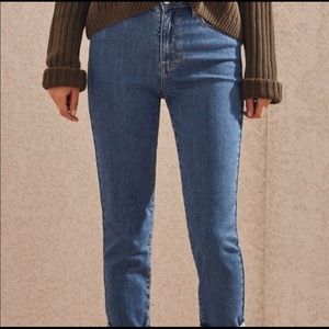 Pacsun dark wash mom jeans